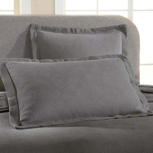 Miniatura 6 de Superior colcha de una plaza de jacquard y matelasse 100 % algodón de alta calidad, turquesa, individual, gris, gemelo