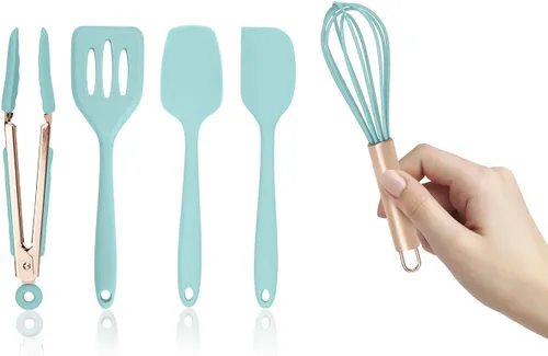 Miniatura 12 de COOK WITH COLOR Juego de utensilios de cocina de silicona, juego de utensilios de cocina, utensilios de cocina de silicona fáciles de limpiar