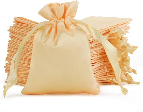 Miniatura 21 de Bolsas de regalo pequeñas de satén negro, 30 unidades de 3 x 4 con cordón, para aula de niños, boda, cumpleaños, graduación, recuerdos de fiesta