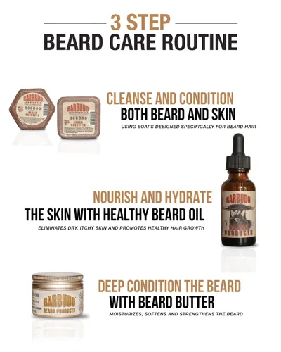 Miniatura 5 de Aceite para barba (Butch: Birchwood, Oud y Lemongrass) Made in USA with moringa, argan, and jojoba oils. Moisturizes & nourishes dry, flaky skin
