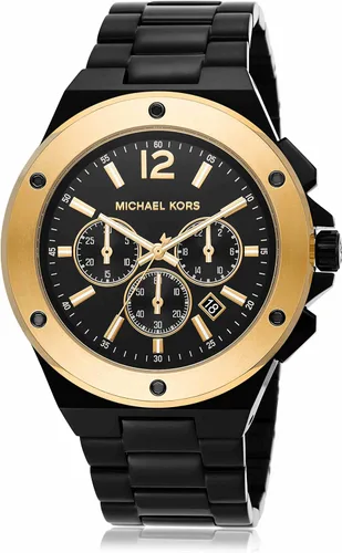 Miniatura 2 de Michael Kors Lennox - Reloj cronógrafo de acero inoxidable para hombre con correa de acero o silicona