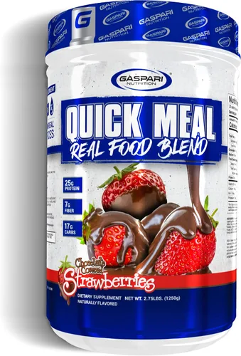 Miniatura 5 de Gaspari Nutrition Comida rápida, batido de proteína de reemplazo total de comida, proteína completa de aislado de proteína de carne, proteína