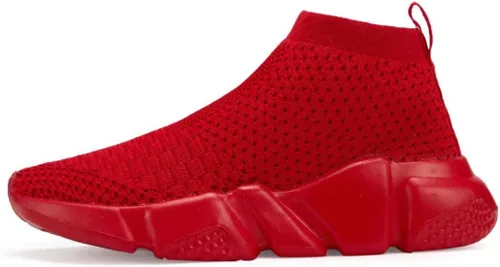 Miniatura 2 de YAVY Tenis para niños, tenis para niñas, tenis para niños, zapatos deportivos sin cordones, transpirables, de caña alta, atléticos, ligeros