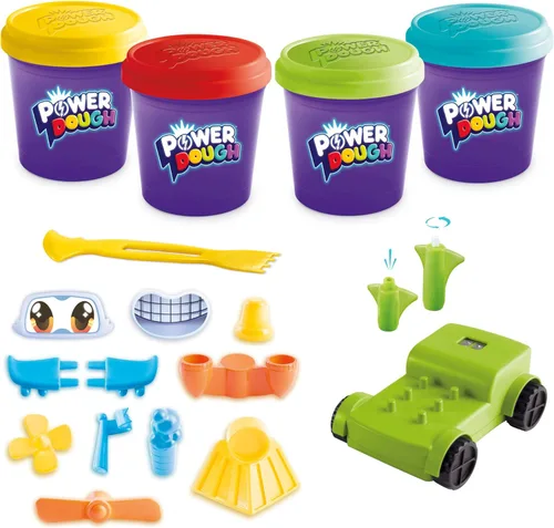 Miniatura 2 de Canal Toys Power Dough Vehicles - Masa interactiva de caja grande (20 piezas)