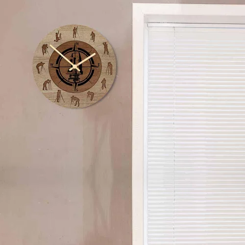 Miniatura 7 de Geek Alerts Reloj de pared para trabajo de construcción, ingeniero, decoración del hogar, funciona con pilas, cuarzo silencioso, impreso, 12 Sin