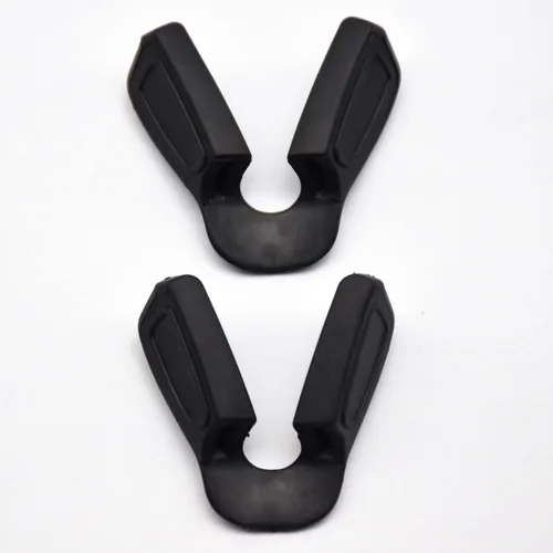Miniatura 3 de Imytpft 3 Black CompatibleCompatibleReplacement Silicone Nose Pads 2 Pieces For Oakleys Jawbreaker Earsocks