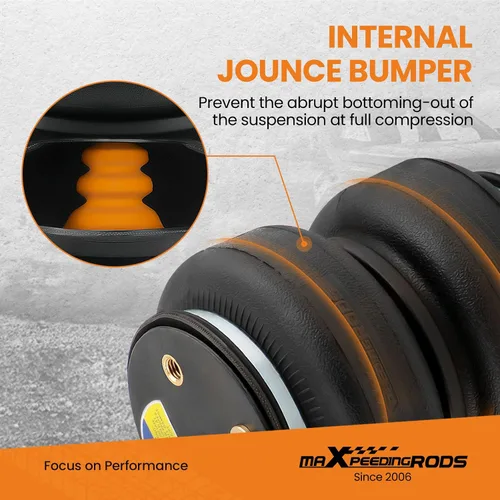 Miniatura 6 de maXpeedingrods Kit de bolsas de suspensión de aire traseras de 5000 libras y kit de compresor de aire a bordo para Dodge Ram 1500 4WD 2019-2025