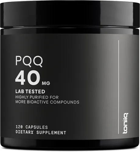 Miniatura 8 de Toniiq Suplemento de 99% + 20 mg - Fórmula concentrada PQQ de 20 mg de pureza ultra alta - PQQ 20 mg 120 cápsulas - Suplemento de pirroloquinolina