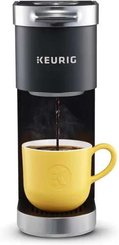 Keurig K-Mini Plus - Cafetera de cápsulas K-Cup de una sola porción, con tamaño de preparación de 6 a 12 onzas, almacena hasta 9 cápsulas,