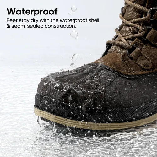 Miniatura 2 de NORTIV 8 Botas de nieve impermeables aisladas para hombre