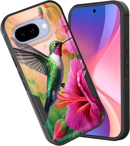 Miniatura 116 de Funda para Pixel 6A, funda híbrida de doble capa resistente a prueba de golpes de policarbonato duro de silicona suave TPU para Google Pixel 6A