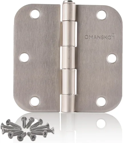 Miniatura 11 de Bisagras de puerta de 4 x 4 pulgadas para madera, paquete de 18 bisagras de puerta de bronce aceitado para puertas interiores, bisagras resistentes