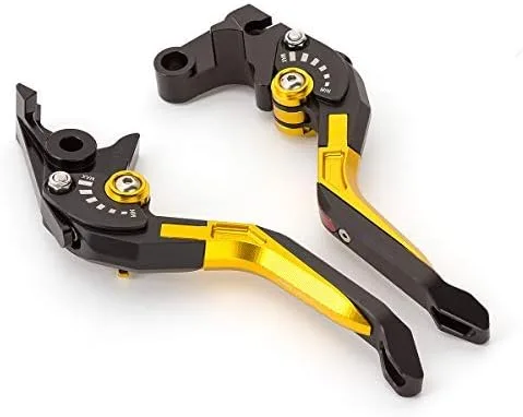 Miniatura 5 de FXCNC Palancas de embrague de freno ajustables extensibles con textura 5D para RC125/125 Dk 14-18,200 Dk/RC200 14-16,390 Dk/RC390 13-18, Bajaj