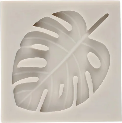 Miniatura 8 de Sijiangmold Moldes de silicona de hojas tropicales, moldes para fondant de hojas de helecho, molde de caramelo para decoración de pasteles