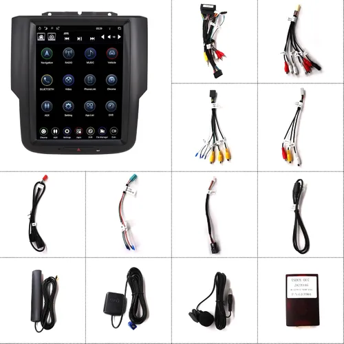 Miniatura 7 de LINKSWELL - Radio de coche para Dodge RAM 2014-2018 1500/2500/3500 Android estéreo de coche de 10.4 pulgadas, reemplazo de pantalla táctil
