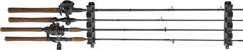 Miniatura 3 de Berkley - Estante horizontal para 4 cañas de pescar, color negro
