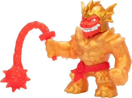 Miniatura 7 de Heroes of Goo JIT Zu Stretch Strikers Deluxe Hero Pack Blazagon, figura de acción elástica con más de 20 sonidos de batalla impresionantes, armadura