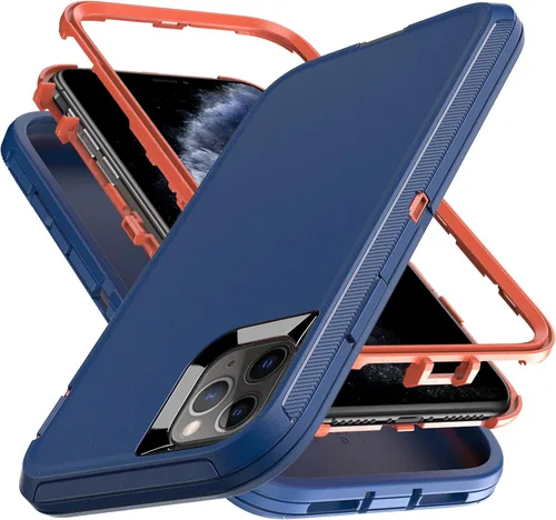 Miniatura 8 de YmhxcY Funda para iPhone 11 a prueba de golpes, a prueba de caídas, a prueba de polvo, 3 capas, duradera, resistente protección para teléfono Apple