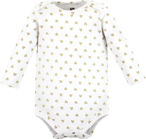 Miniatura 4 de Hudson Baby Body unisex de algodón de manga larga, para bebé