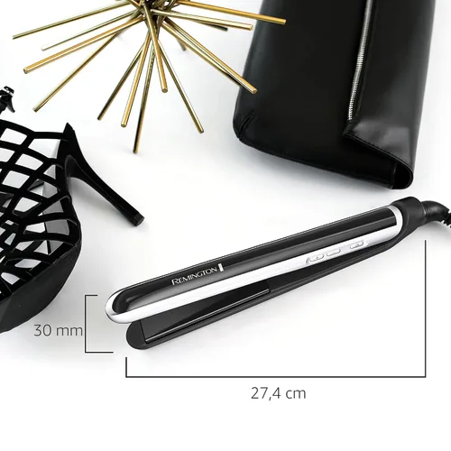 Miniatura 6 de Remington S9500PP Pearl Pro Plancha profesional de cerámica Remington, 1 pulgada, negra