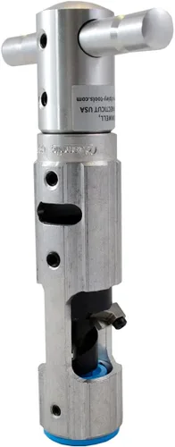 Miniatura 5 de Cablematic CST 625 - Herramienta combinada azul de perforación y pelado para técnicos profesionales, electricistas e instaladores, herramienta