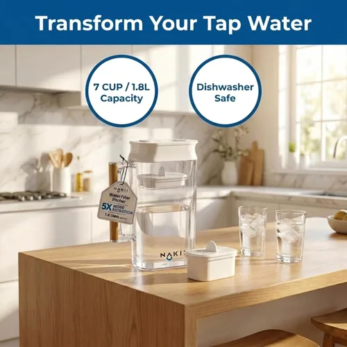 Miniatura 2 de Filtro de agua Nakii de larga duración, filtrado rápido con tecnología patentada ACF tecnología militar.