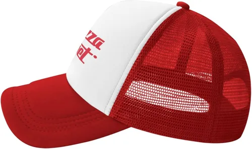 Miniatura 3 de Cuchiaio Pizza Hat Trucker Hat Baseball Cap Dad Hat Mesh Cap Birthday Gift Adjustable Size Red