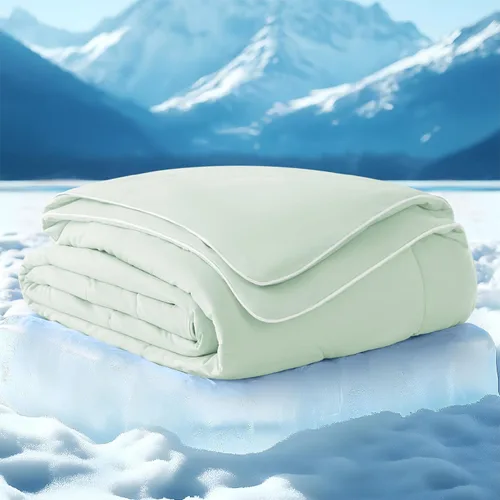 Miniatura 24 de Bedsure - Mantas refrescantes para quienes tienen calor al dormir, cobija ligera para verano, fría, para sudores nocturnos, transpirable, cómoda