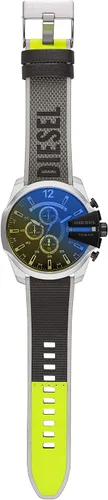 Miniatura 5 de Diesel Mega Chief - Reloj de cuarzo con cronógrafo de acero inoxidable para hombre