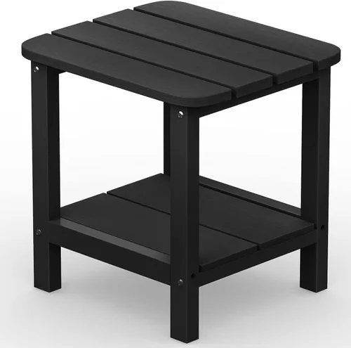Miniatura 29 de SERWALL Mesa Adirondack de exterior - Mesa auxiliar gris