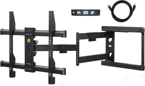 Miniatura 10 de FORGING MOUNT Montura de pared para TV de brazo largo para esquinas para televisores de 32 a 75 pulgadas, soporte de TV articulado de movimiento