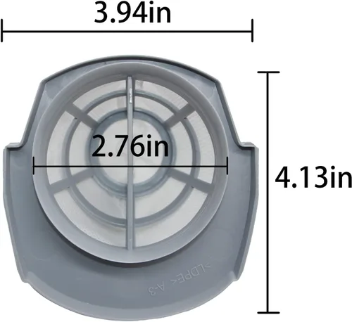 Miniatura 4 de Paquete de 2 filtros 2610 2611 compatibles con Bissell 3 en 1 Turbo Lightweight Stick Vac Series 2610, comparado con el número de pieza 1620624