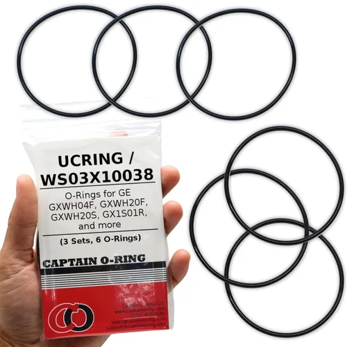 Captain O-Ring – Juntas tóricas de repuesto UCRING / WS03X10038 para GE GXWH20F GXWH20T GXWH04F GXRM10RBL GX1S01R carcasas de filtro de agua (3