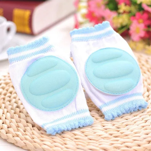 Miniatura 8 de 3 pares de rodilleras para gatear Protector de seguridad ajustable, transpirable, impermeable, almohadillas elásticas antideslizantes para bebés