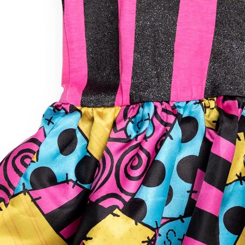 Miniatura 4 de Disney Nightmare Before Christmas - Vestido para niñas de Sally para niños pequeños a niños grandes