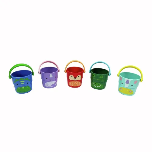 Miniatura 5 de Cubetas Skip Hop Zoo para juego durante el baño de niños, apilables, varios diseños Árbol