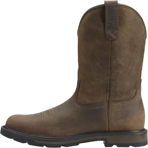 Miniatura 3 de Ariat Workhog botas de trabajo anchas, con puntera cuadrada, para hombre Marrón