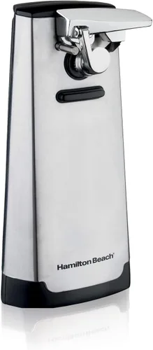 Miniatura 11 de Hamilton Beach Abrelatas eléctrico extraalto automático con palanca de corte desmontable fácil de limpiar, almacenamiento para cable, afilador