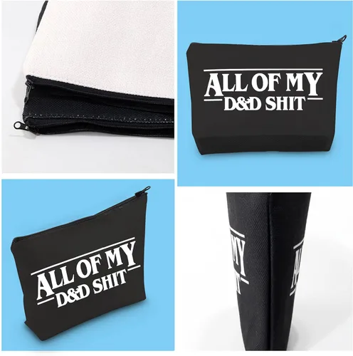 Miniatura 6 de GJTIM Bolsa de dados D Dragon All Of My D Stuff D D Bolsa de accesorios
