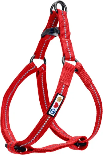 Miniatura 31 de Pawtitas Arnés Reflectante Step-in para Perro – Chaleco Ajustable Anti-Tirones para Cachorros a Perros Mayores, Seguro y Cómodo, L Negro