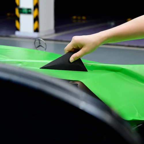 Miniatura 5 de FOSHIO Pequeñas herramientas de tintado de ventana de escobilla de goma triangular, herramienta de vinilo para envolver el automóvil, para envolver