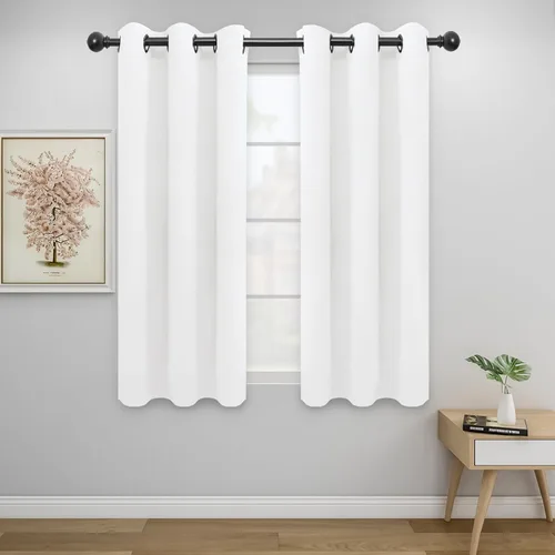 Miniatura 286 de Easy-Going - Cortinas opacas para dormitorio, aislamiento térmico sólido con ojales, cortinas de ventana para reducción de ruido, cortinas