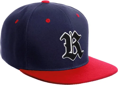 Miniatura 364 de Daxton Gorra clásica con visera de billete plano con letras del alfabeto inglés antiguo de la A a la Z