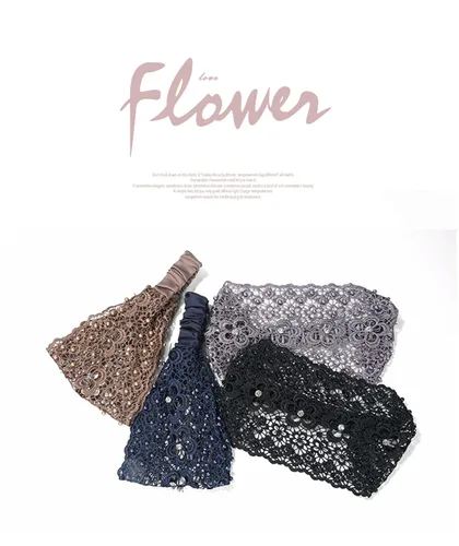 Miniatura 3 de Bincout Meerore Diademas para mujer, estilo bohemio, elásticas, huecas, con diamantes de imitación, para niñas, turbante cruzado, liso, para yoga