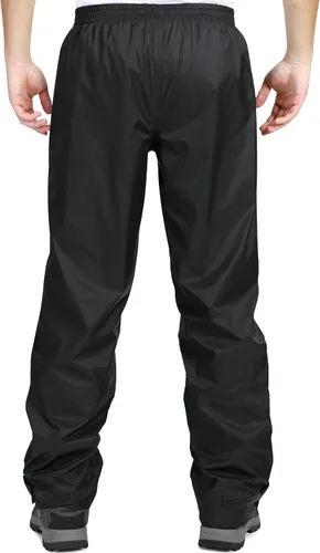Miniatura 2 de 33,000ft Pantalones de lluvia para hombre, pantalones impermeables para lluvia, pantalones al aire libre resistentes al viento, para senderismo