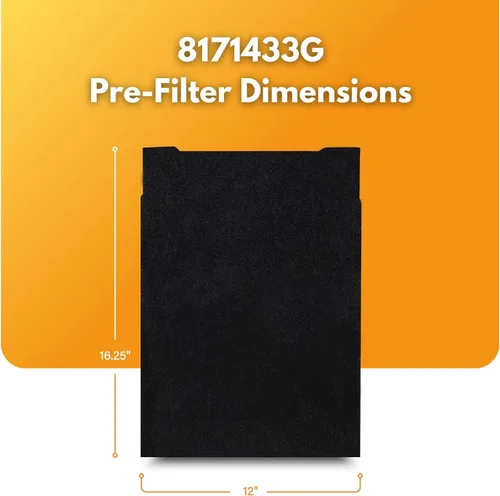 Miniatura 2 de Filter-Monster - Repuesto compatible con prefiltro Whirlpool 8171433K para modelos de purificador de aire Whirlpool AP25030K, APR25130L, APR25530