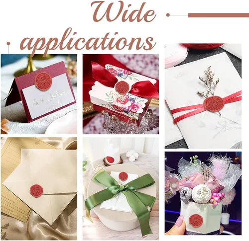 Miniatura 6 de PH PandaHall Sello de cera de cruz de Pascua, sello de sellado cruzado vintage, sellos de cera retro para adornos de boda, invitaciones de fiesta