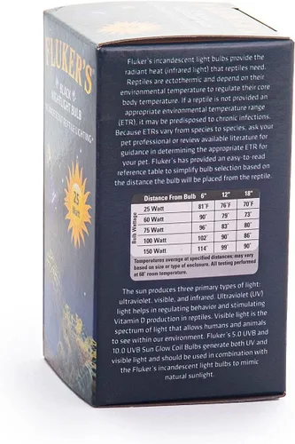 Miniatura 3 de Fluker's Bombillas incandescentes negras para reptiles, 60 vatios