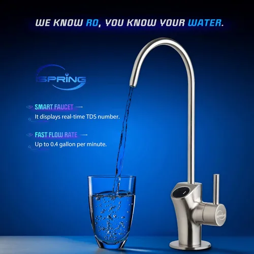Miniatura 5 de iSpring Filtro de reemplazo de membrana RO de alto flujo MRO500 para sistema de filtración de agua de ósmosis inversa sin tanque RO500, 500 GPD