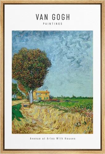 Miniatura 44 de SIGNWIN Lienzo enmarcado para pared, diseño de Vincent Van Gogh, un par de amantes, naturaleza, ilustraciones de área silvestre, bellas artes